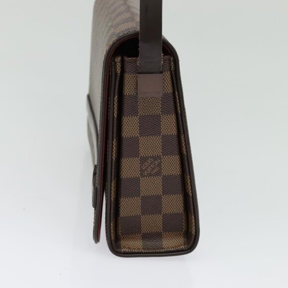 LOUIS VUITTON Damier Ebene Tribeca Ron Shoulder Bag N51160 LV Auth BA4072 - Picture 5 of 16